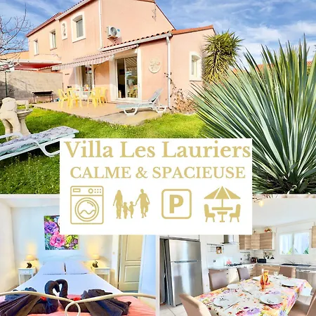 Holiday home Les Lauriers -3 Chambres, Climatisation, Terrasse, Jardin, Bbq & Plancha- Sudsejourconciergerie Elne