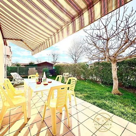 Feriehus Les Lauriers -3 Chambres, Climatisation, Terrasse, Jardin, Bbq & Plancha- Sudsejourconciergerie *