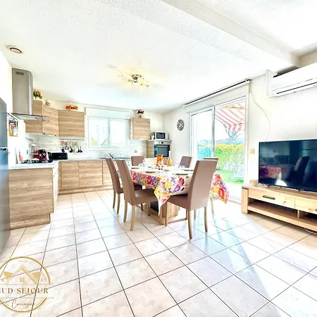 Les Lauriers -3 Chambres, Climatisation, Terrasse, Jardin, Bbq & Plancha- Sudsejourconciergerie *