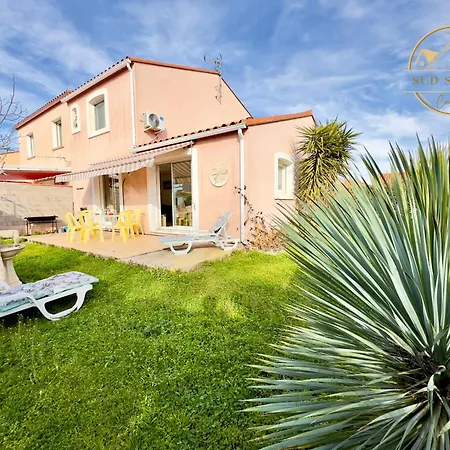 Les Lauriers -3 Chambres, Climatisation, Terrasse, Jardin, Bbq & Plancha- Sudsejourconciergerie Elne