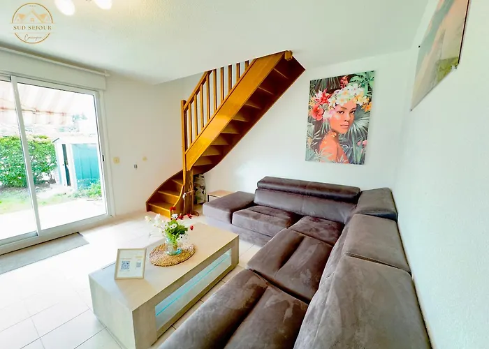 Les Lauriers -3 Chambres, Climatisation, Terrasse, Jardin, Bbq & Plancha- Sudsejourconciergerie Semesterbostad Elne