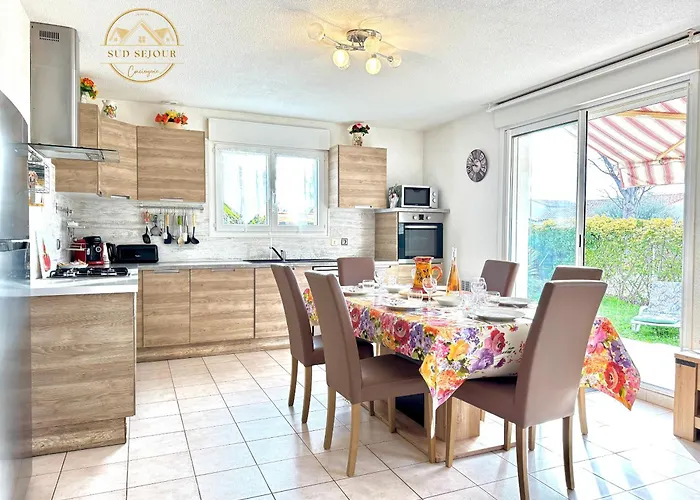 Les Lauriers -3 Chambres, Climatisation, Terrasse, Jardin, Bbq & Plancha- Sudsejourconciergerie *