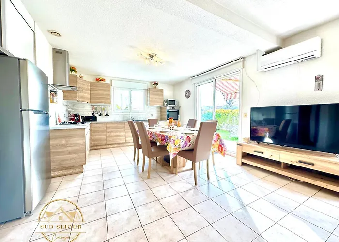 Les Lauriers -3 Chambres, Climatisation, Terrasse, Jardin, Bbq & Plancha- Sudsejourconciergerie *