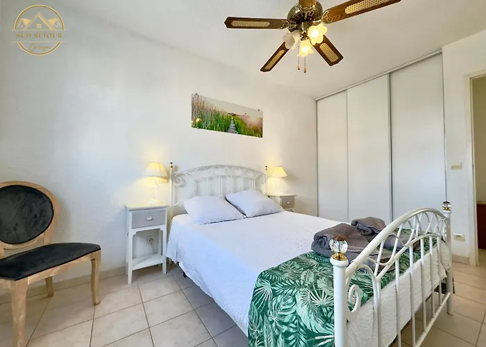 Les Lauriers -3 Chambres, Climatisation, Terrasse, Jardin, Bbq & Plancha- Sudsejourconciergerie *