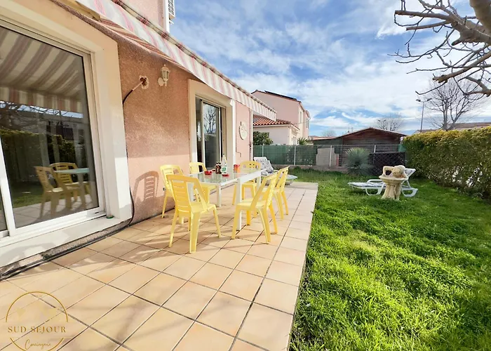 Les Lauriers -3 Chambres, Climatisation, Terrasse, Jardin, Bbq & Plancha- Sudsejourconciergerie