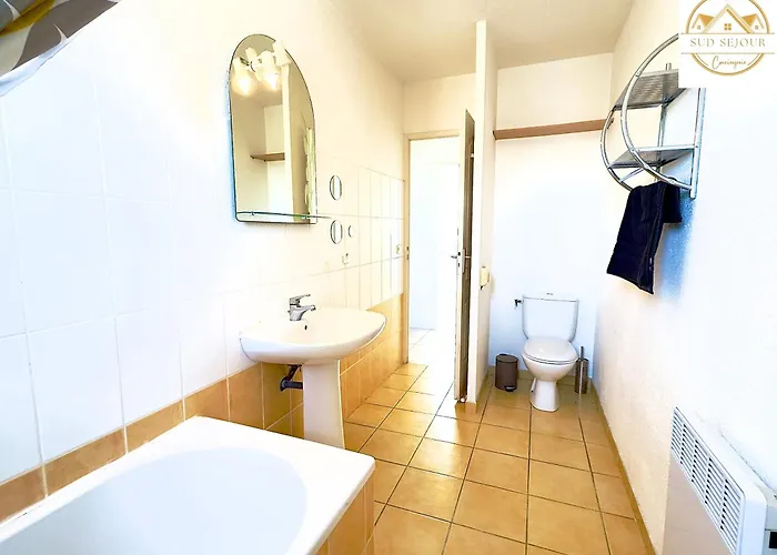 Les Lauriers -3 Chambres, Climatisation, Terrasse, Jardin, Bbq & Plancha- Sudsejourconciergerie Semesterbostad *